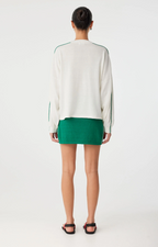 ARCAA Pippa Long Sleeve - Cream & Palm Green