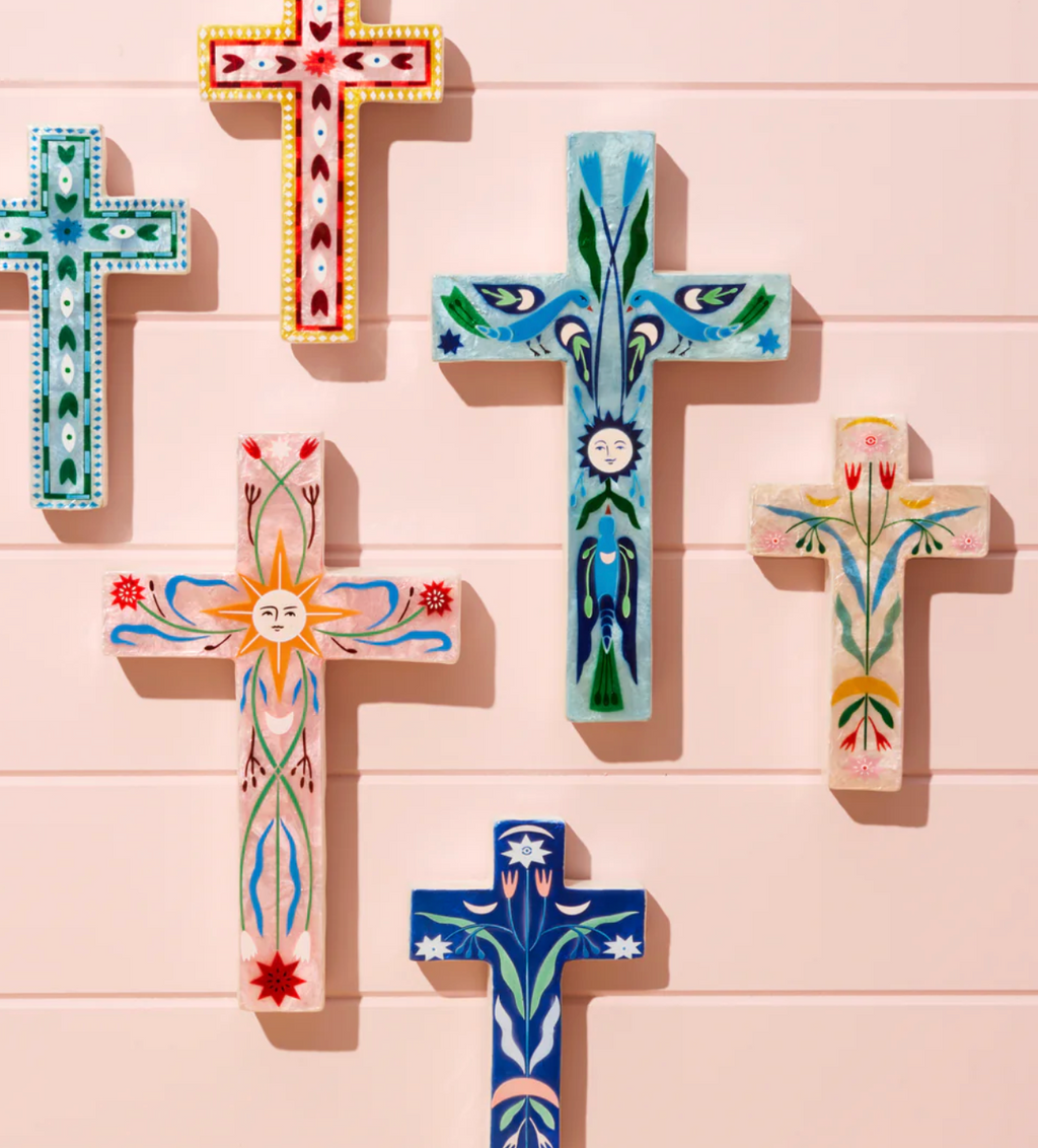 Jones & Co Fable Pink Small Cross