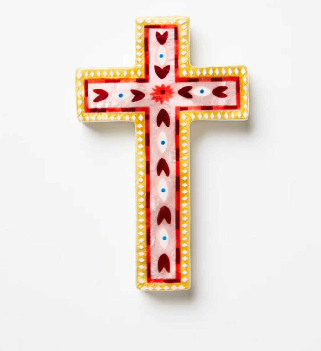 Jones & Co Fable Pink Small Cross