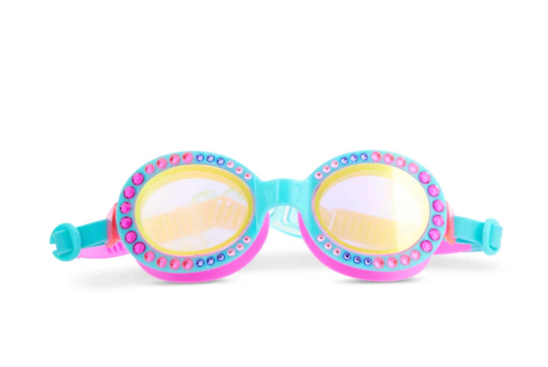 Bling2o Aurora Borealia Blue Swim Goggles