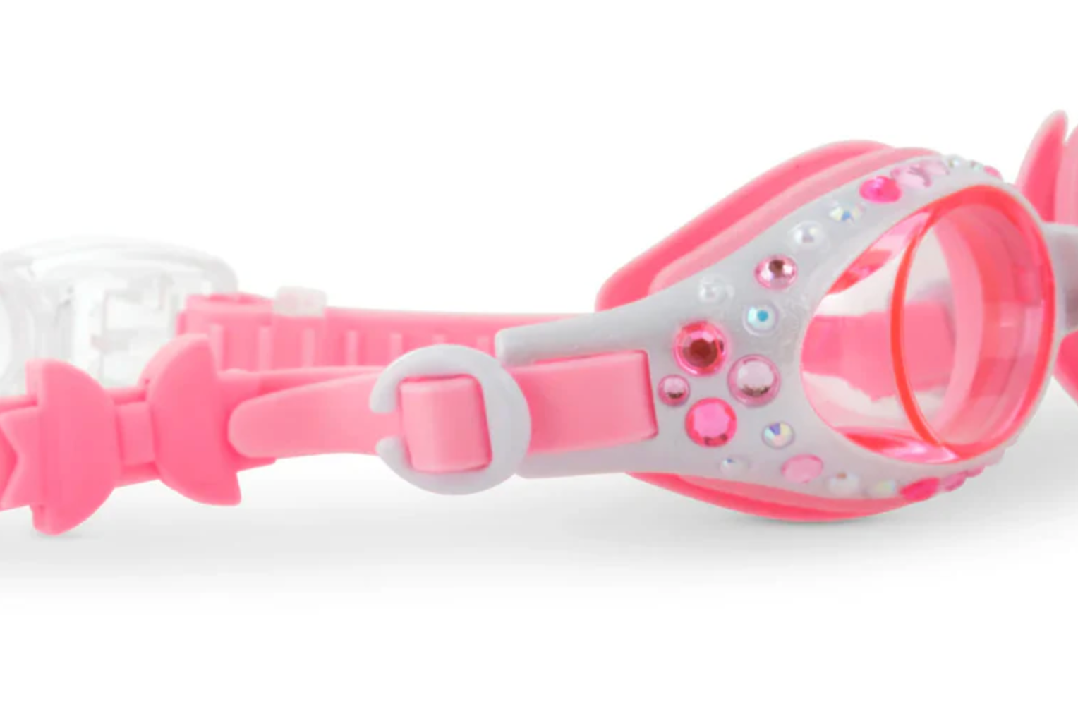 Bling2o White Bow Swim Goggles