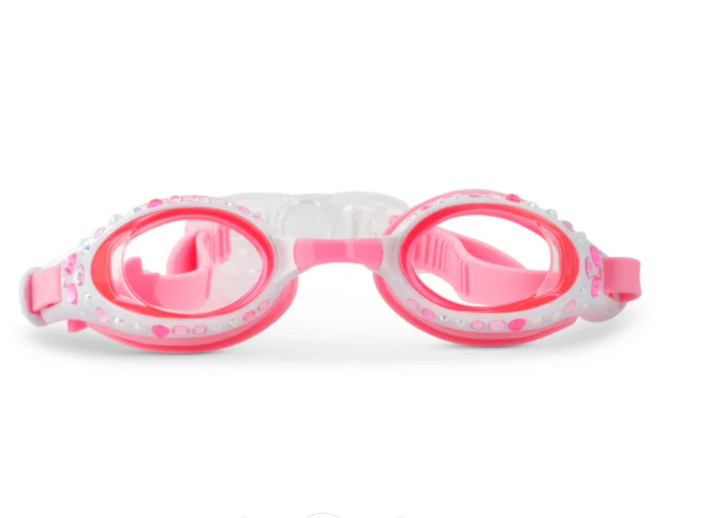 Bling2o White Bow Swim Goggles