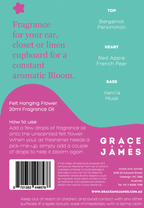 Grace & James Persimmon & Vanilla - Felt Air Freshener