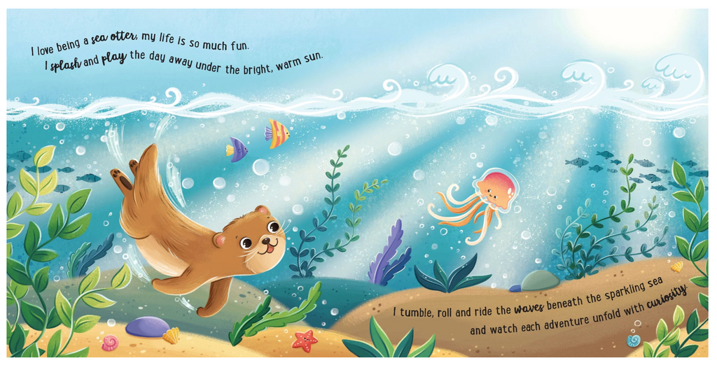 Lake Press Story Time - Padded Board Book - I Love Being a Sea Otter
