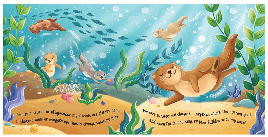 Lake Press Story Time - Padded Board Book - I Love Being a Sea Otter