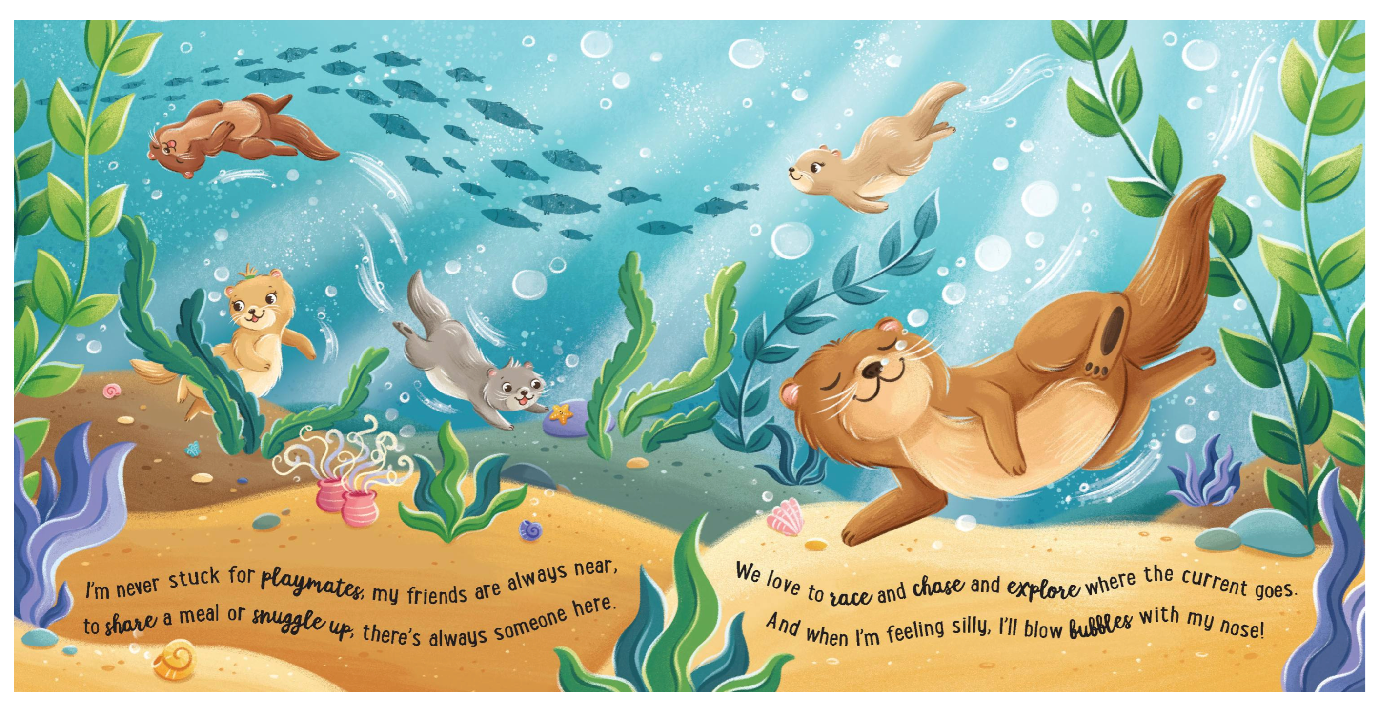Lake Press Story Time - Padded Board Book - I Love Being a Sea Otter