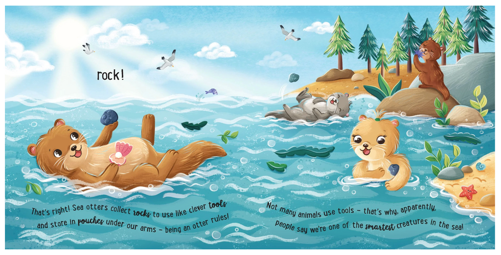 Lake Press Story Time - Padded Board Book - I Love Being a Sea Otter
