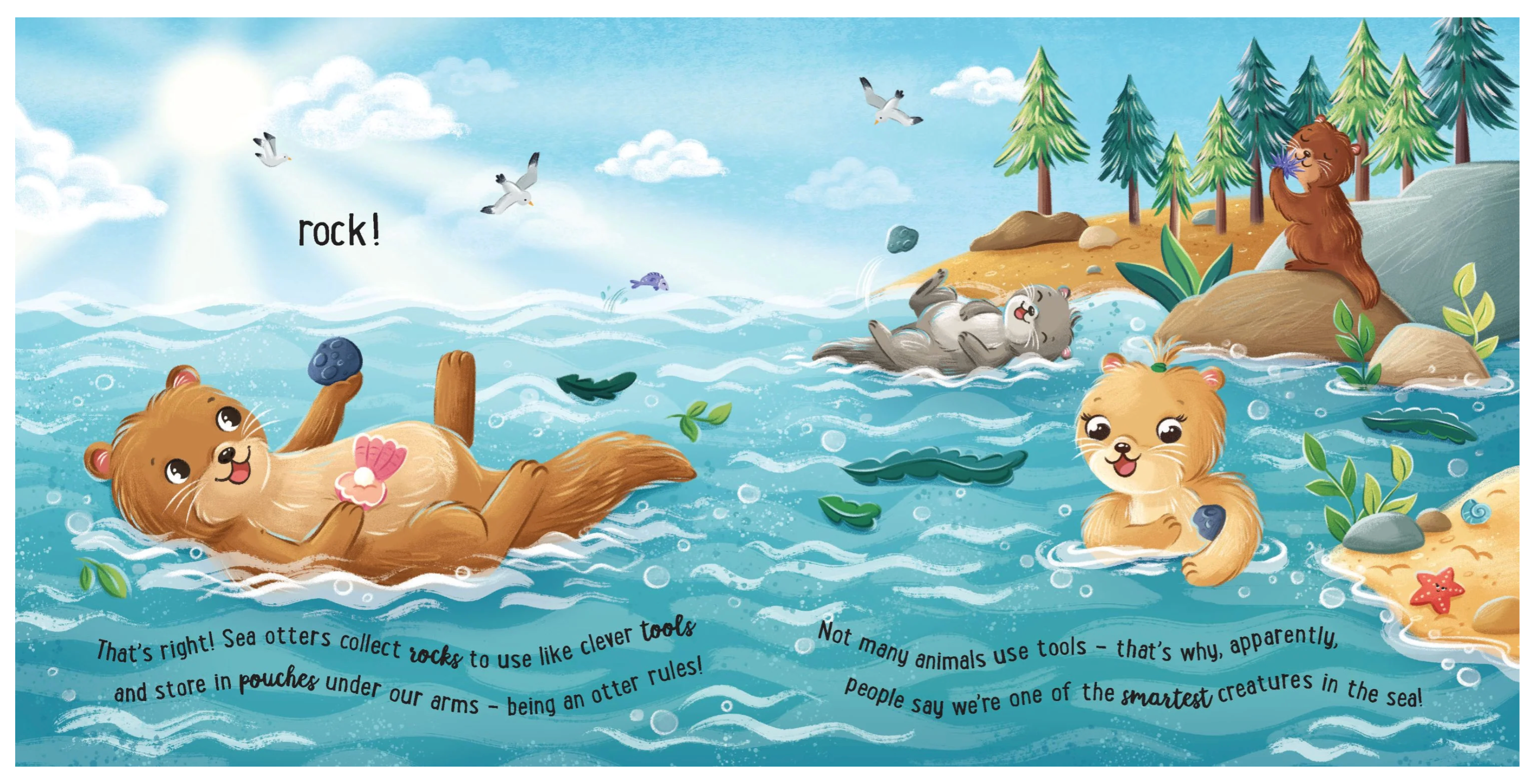 Lake Press Story Time - Padded Board Book - I Love Being a Sea Otter