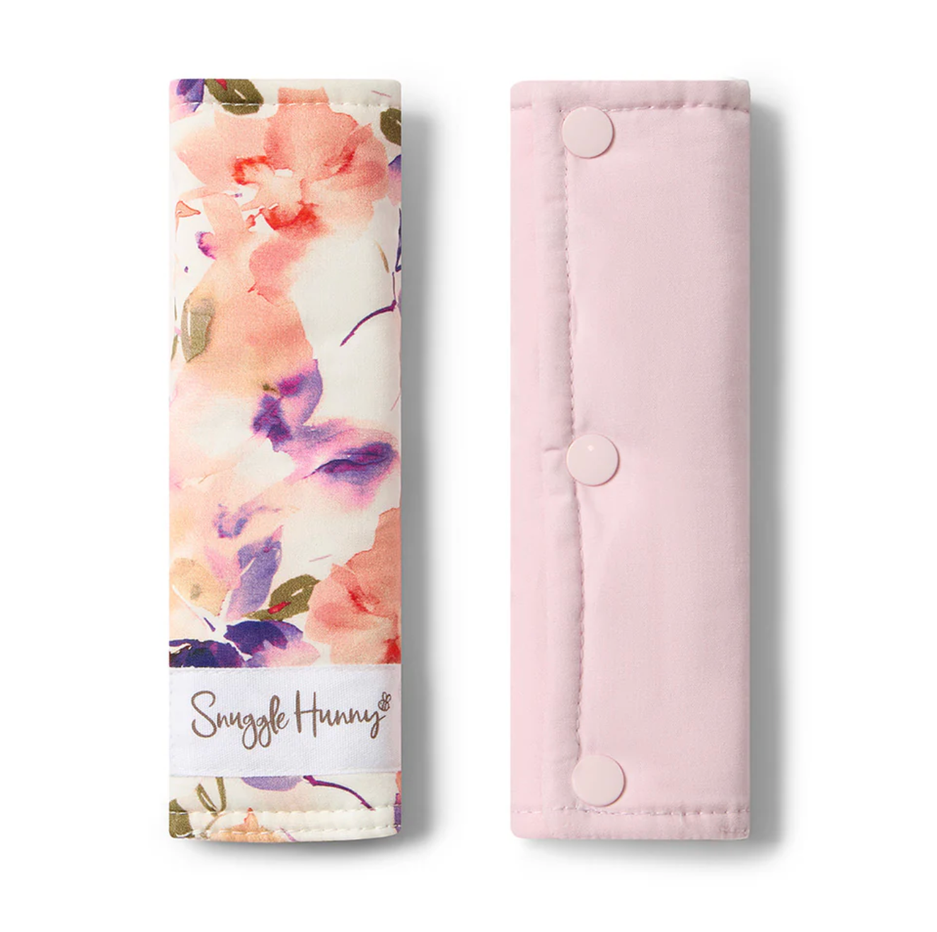 Snuggle Hunny Blushing Beauty Universal Reversible Pram Strap Covers