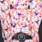 Snuggle Hunny Blushing Beauty Universal Reversible Pram Strap Covers