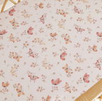 Snuggle Hunny Butterfly Organic Bassinet Sheet / Change Pad Cover