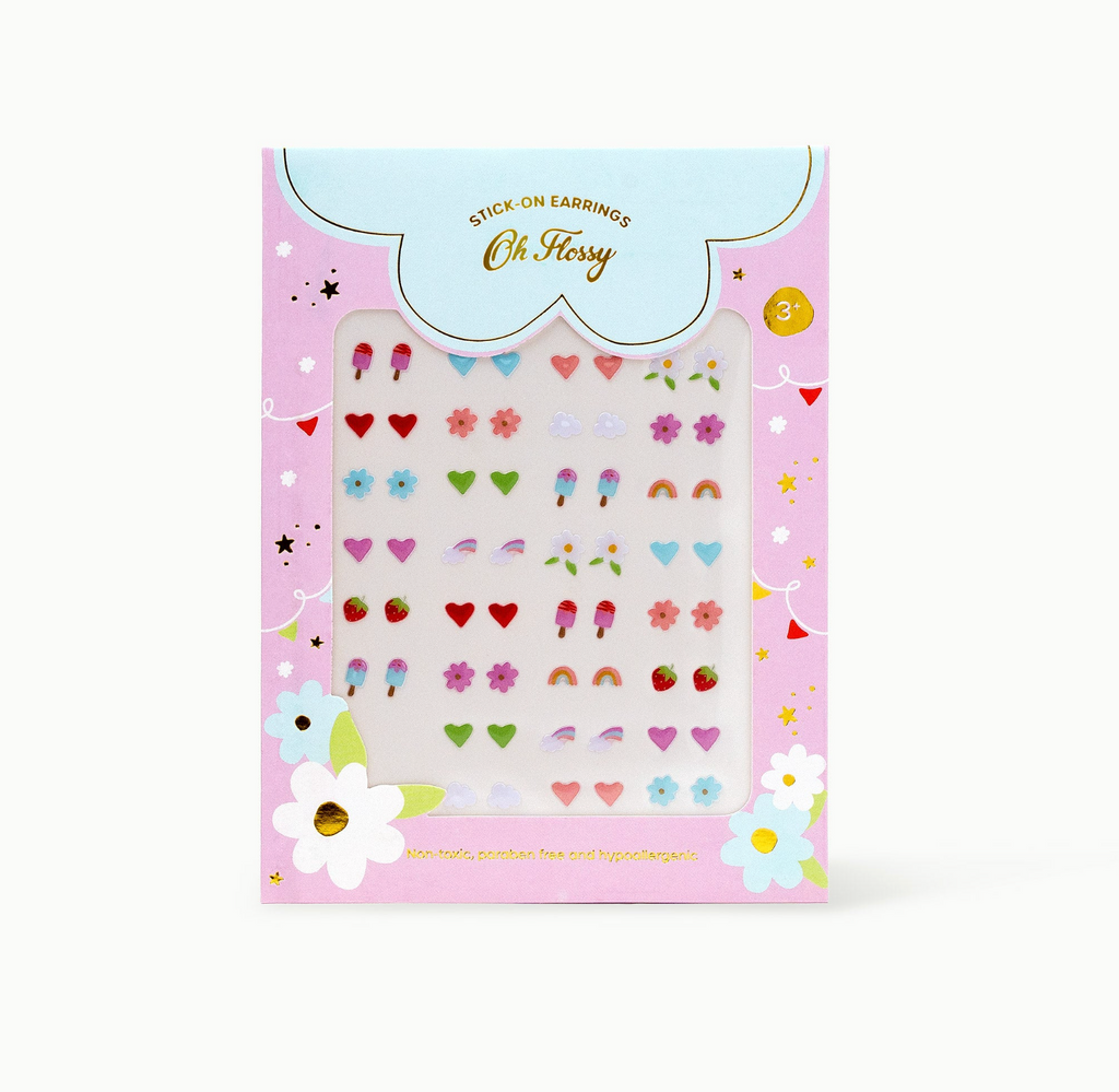 Oh Flossy Kids Stick-On Earrings