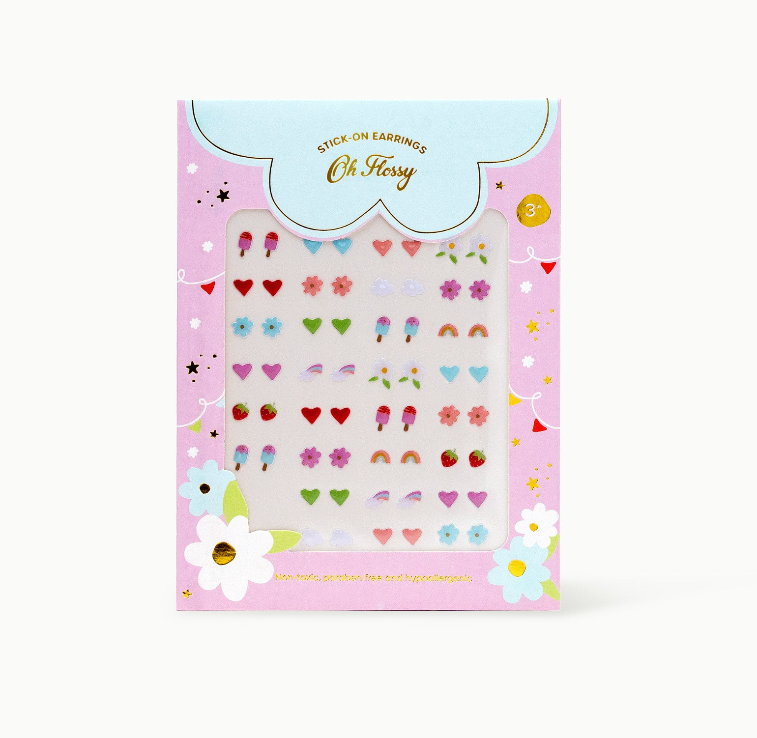 Oh Flossy Kids Stick-On Earrings