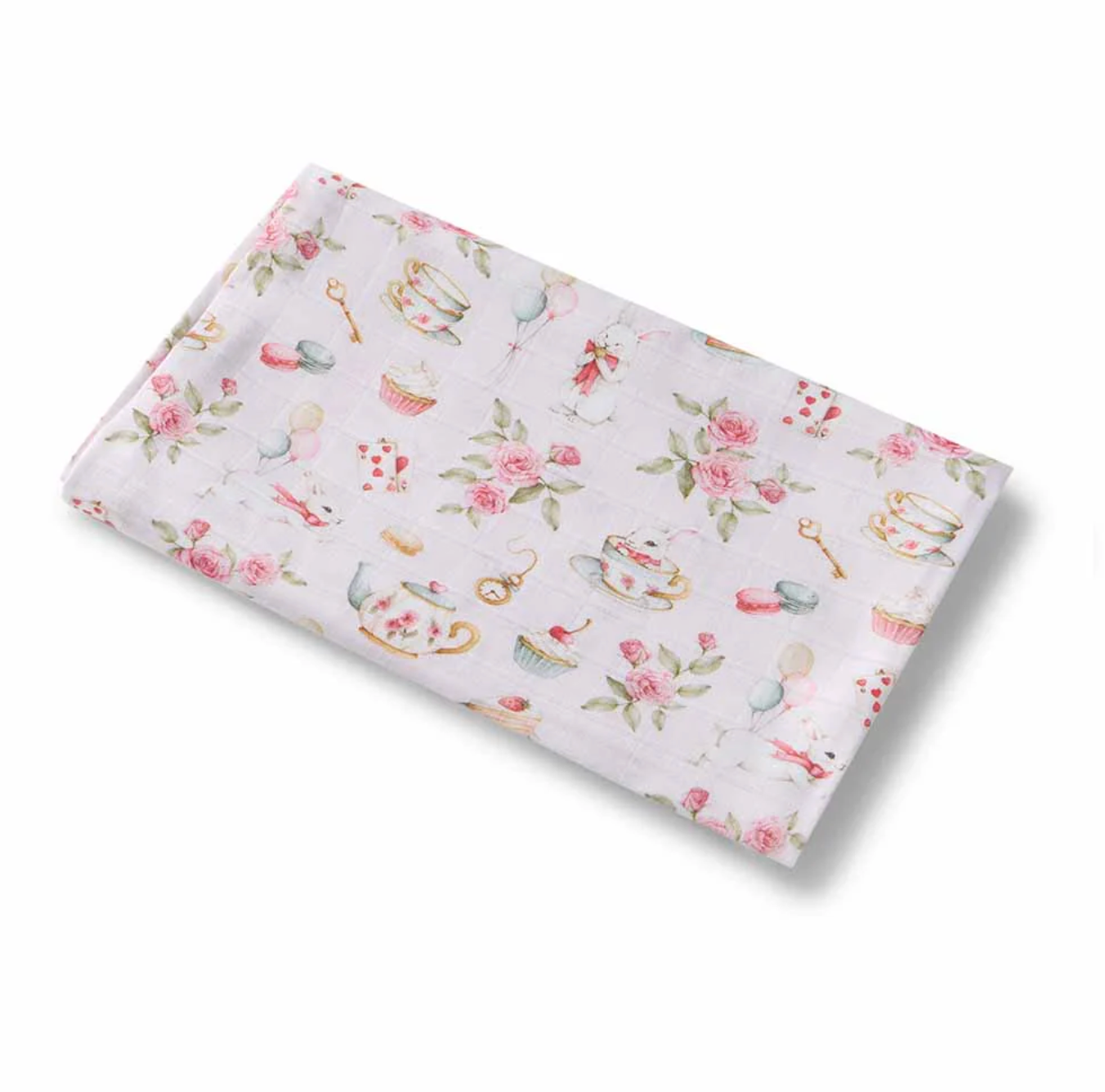 Snuggle Hunny Alice’s Tea Party Organic Muslin Wrap
