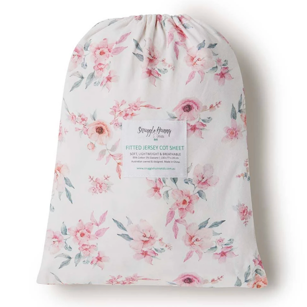 Snuggle Hunny Camille Organic Fitted Cot Sheet