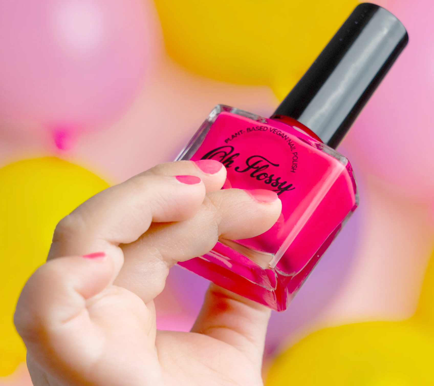 Oh Flossy Pink Pamper Nail Polish Set