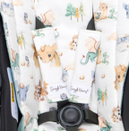 Snuggle Hunny Dragon Universal Reversible Pram Strap Covers