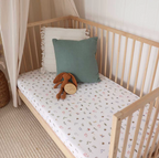 Snuggle Hunny Garden Friends Organic Fitted Cot Sheet