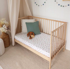 Snuggle Hunny Garden Friends Organic Fitted Cot Sheet