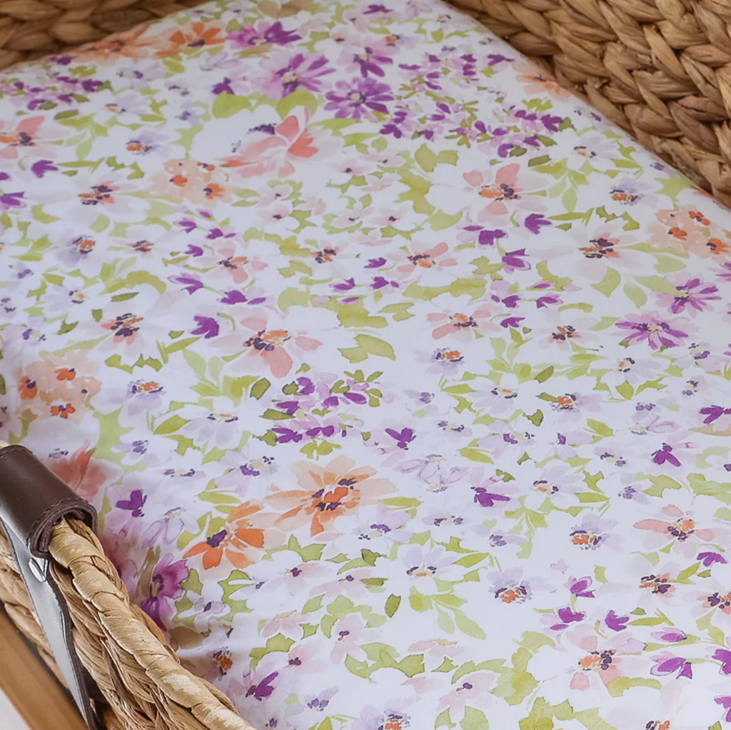 Snuggle Hunny Isla Organic Bassinet Sheet / Change Pad Cover