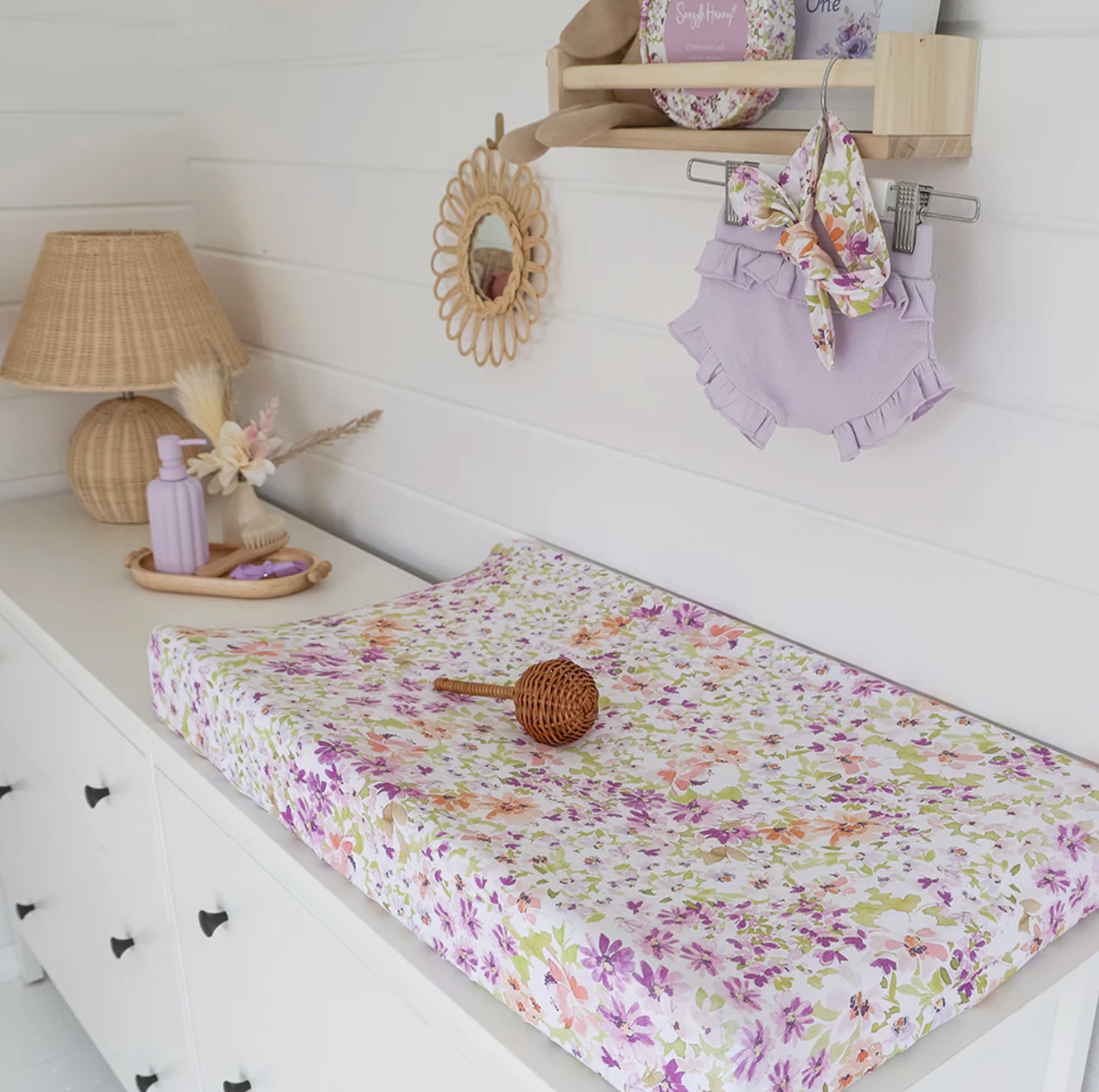 Snuggle Hunny Isla Organic Bassinet Sheet / Change Pad Cover