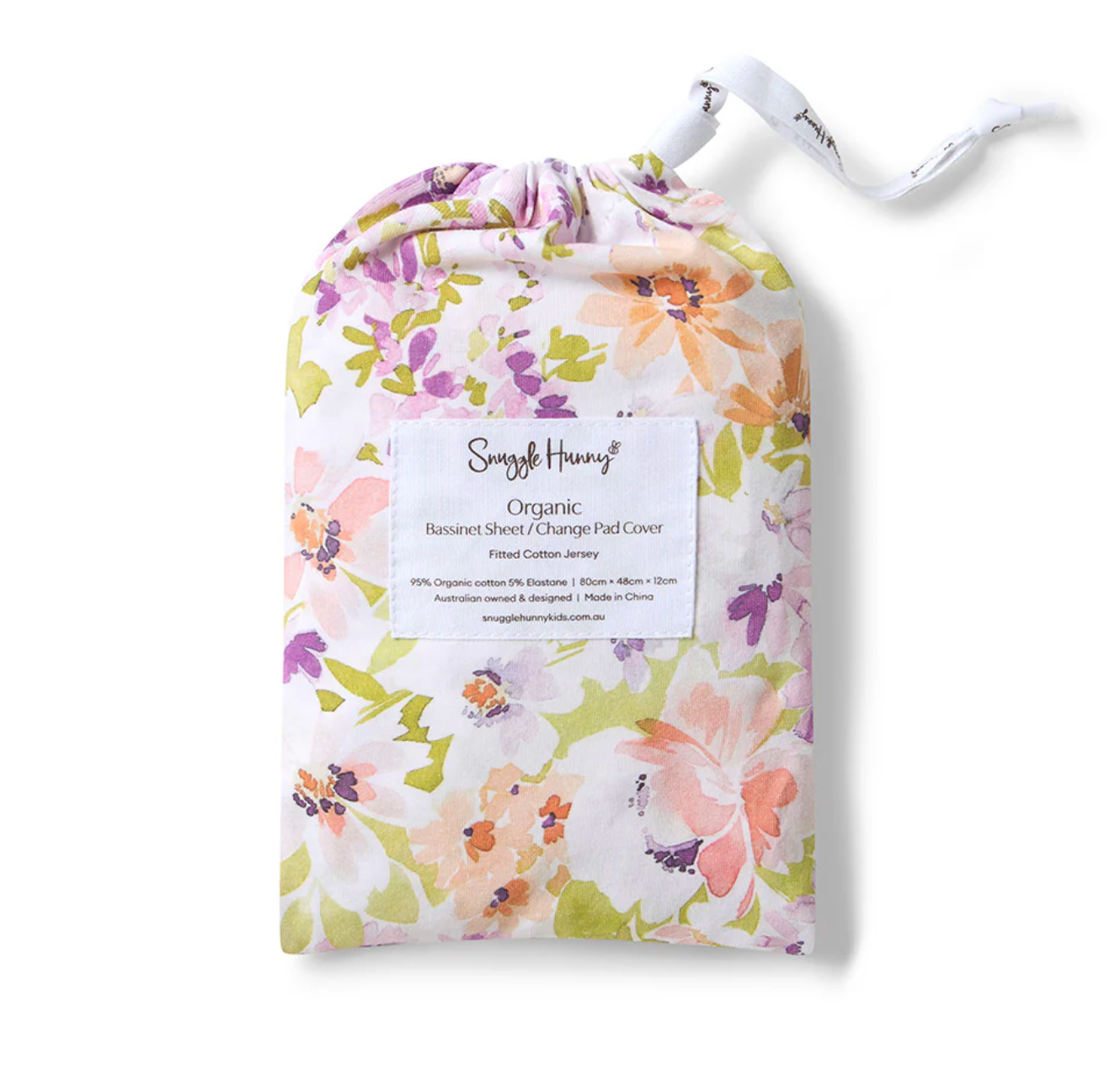 Snuggle Hunny Isla Organic Bassinet Sheet / Change Pad Cover