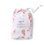 Snuggle Hunny Mermaid Organic Bassinet Sheet / Change Pad Cover