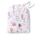Snuggle Hunny Mermaid Organic Fitted Cot Sheet