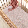 Snuggle Hunny Spring Floral Organic Fitted Cot Sheet