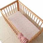 Snuggle Hunny Spring Floral Organic Fitted Cot Sheet