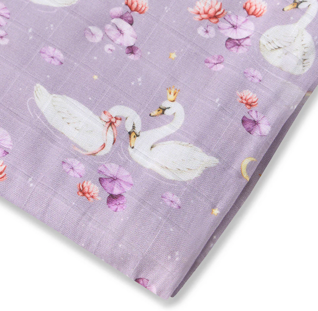 Snuggle Hunny Swan Lake Organic Muslin Wrap