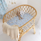 Snuggle Hunny Taking Flight Organic Bassinet Sheet / Change Pad Cover