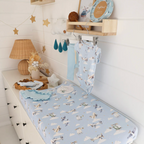 Snuggle Hunny Taking Flight Organic Bassinet Sheet / Change Pad Cover