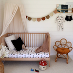 Snuggle Hunny Trains Organic Fitted Cot Sheet