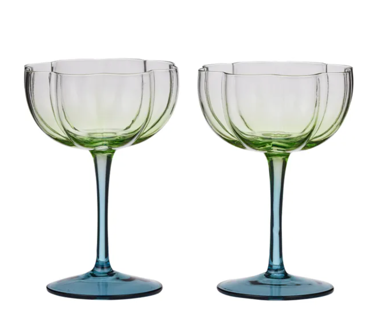 Coast to Coast Lotti Set of 2 Tulip Glass