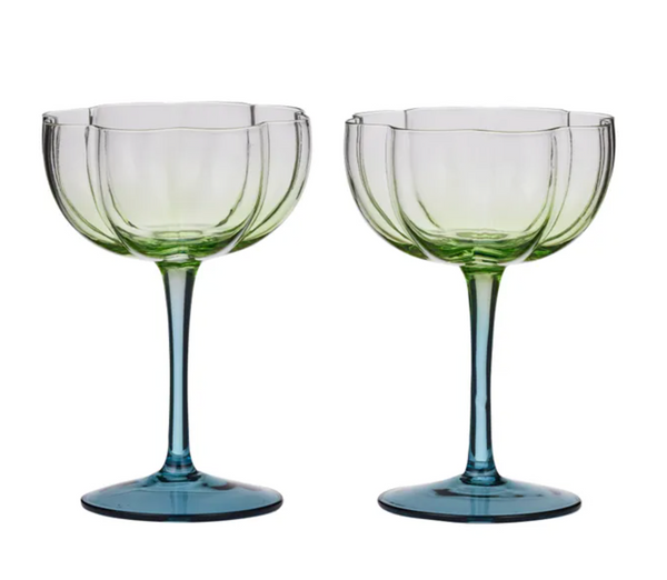 Coast to Coast Lotti Set of 2 Tulip Glass