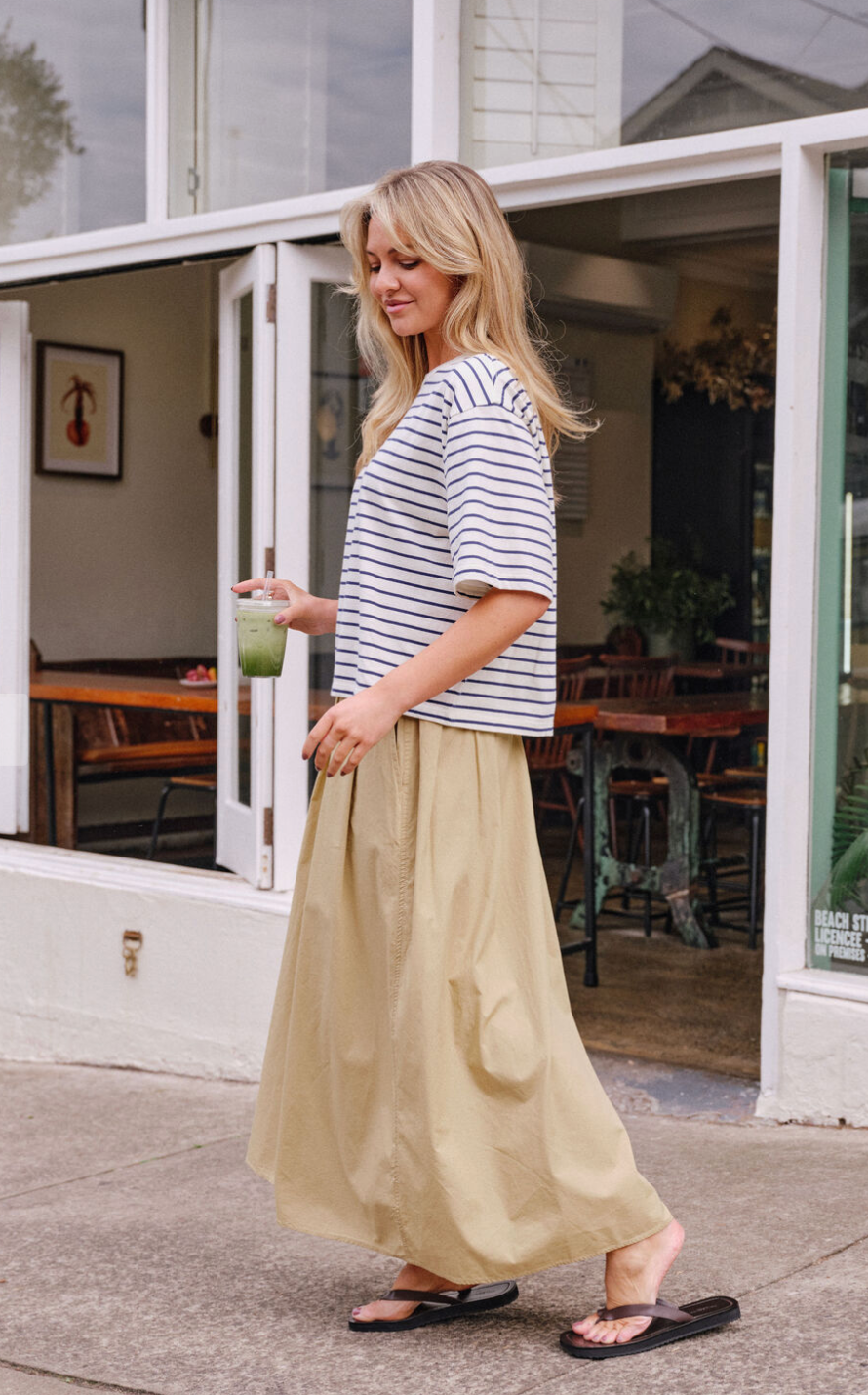 Ceres Life Florence Maxi Skirt Burnt Butter