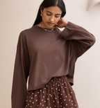 Ceres Life Mila Choc Scattered Spot Shorts