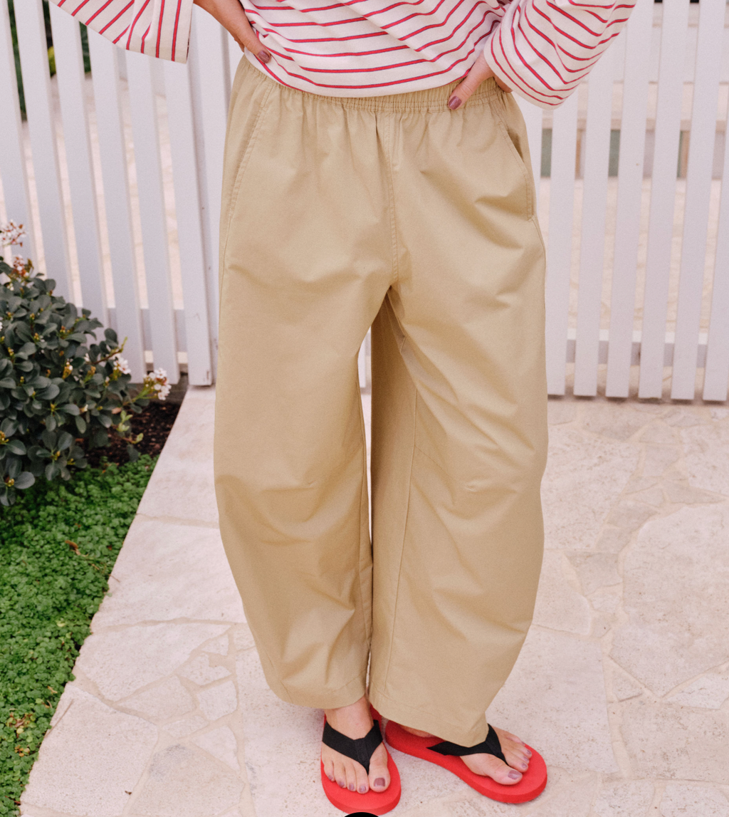 Ceres Life Burnt Butter Bella Barrel Pants