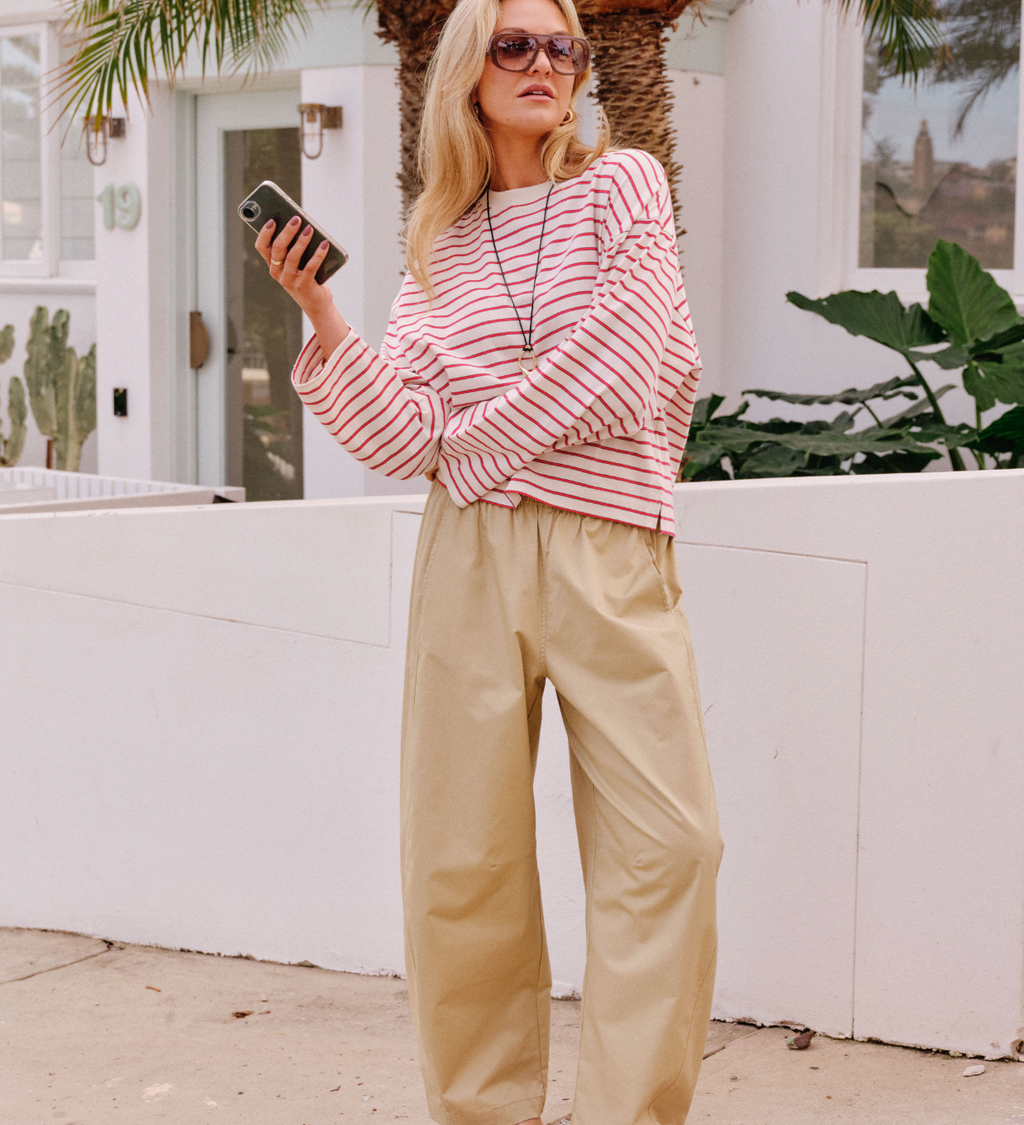 Ceres Life Burnt Butter Bella Barrel Pants