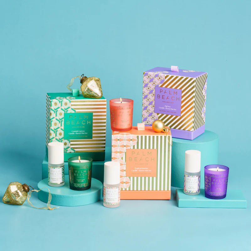 Palm Beach - Tropical Mini Candle & Room Mist Set