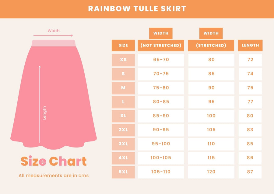 Confetti Rebels- Rainbow Connection Tulle Skirt