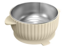 Cuddle Bug & Co - Stainless Steel Bowl With Silicone Suction - Assorted