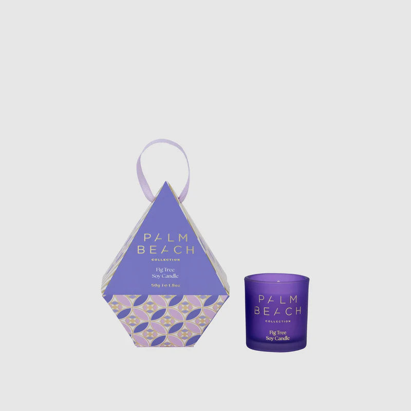 Palm Beach - Fig Tree Hanging Bauble 50g Extra Mini Candle