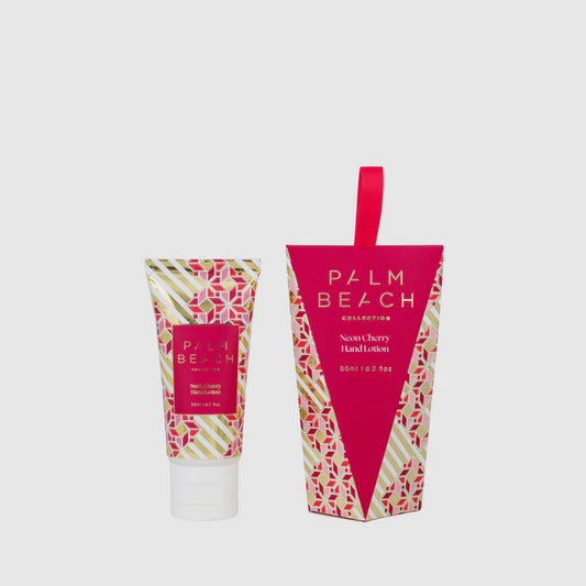 Palm Beach - Neon Cherry Hanging Bauble 60ml Hand Lotion