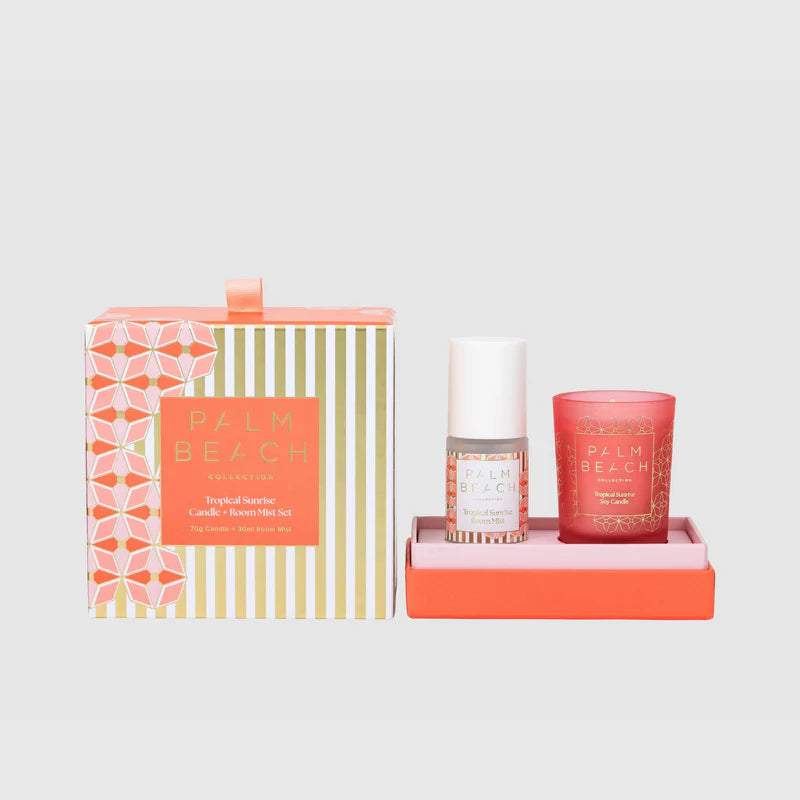 Palm Beach - Tropical Mini Candle & Room Mist Set