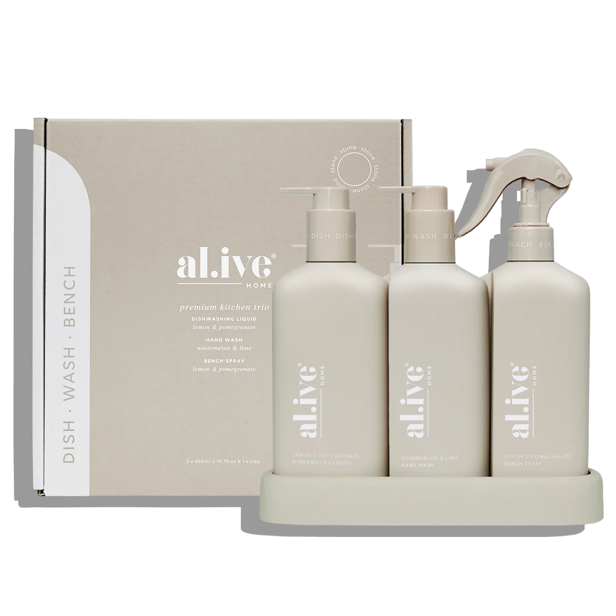 Al.ive Body Kitchen Trio - Lemon & Pomegranate + Watermelon & Lime