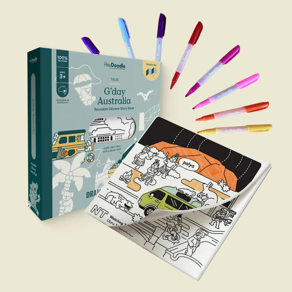 Hey Doodle - Reusable Colouring Book - Assorted