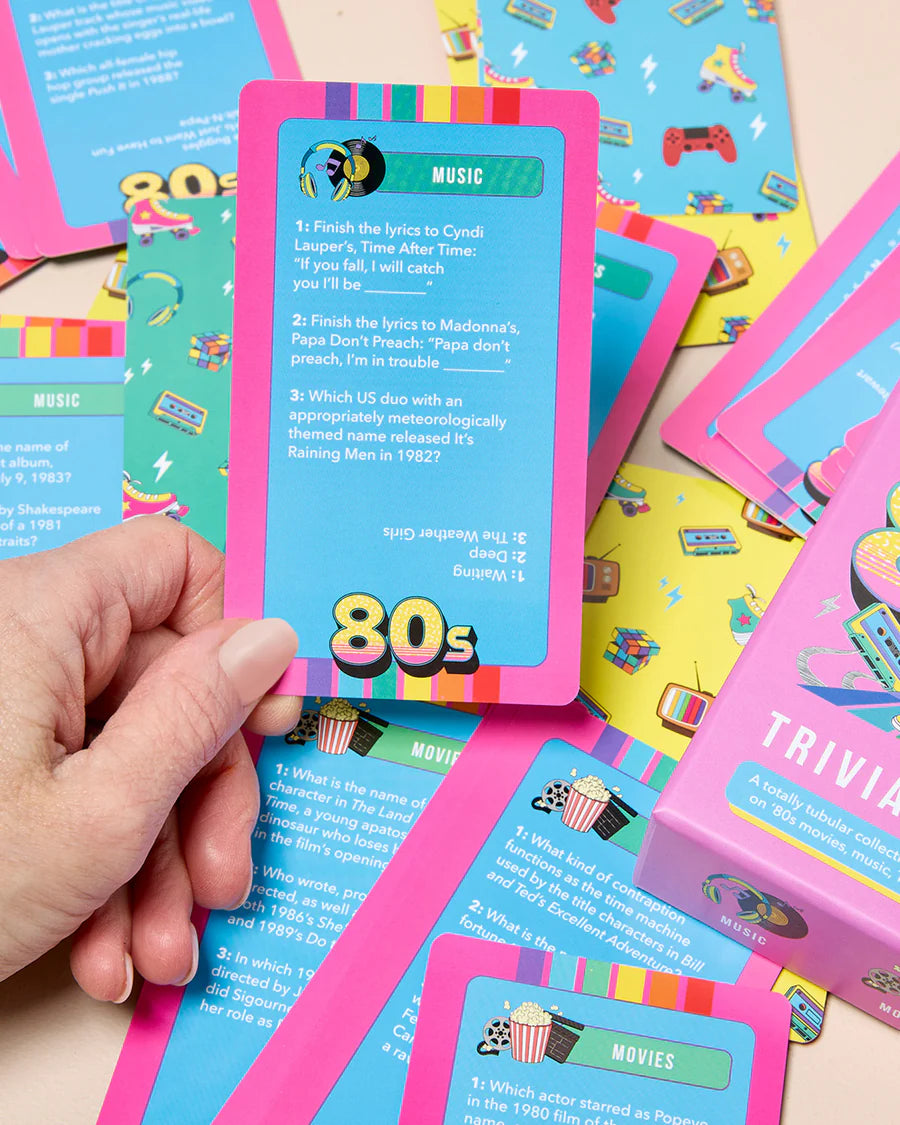 Journey Of Something 80's Trivia Cards