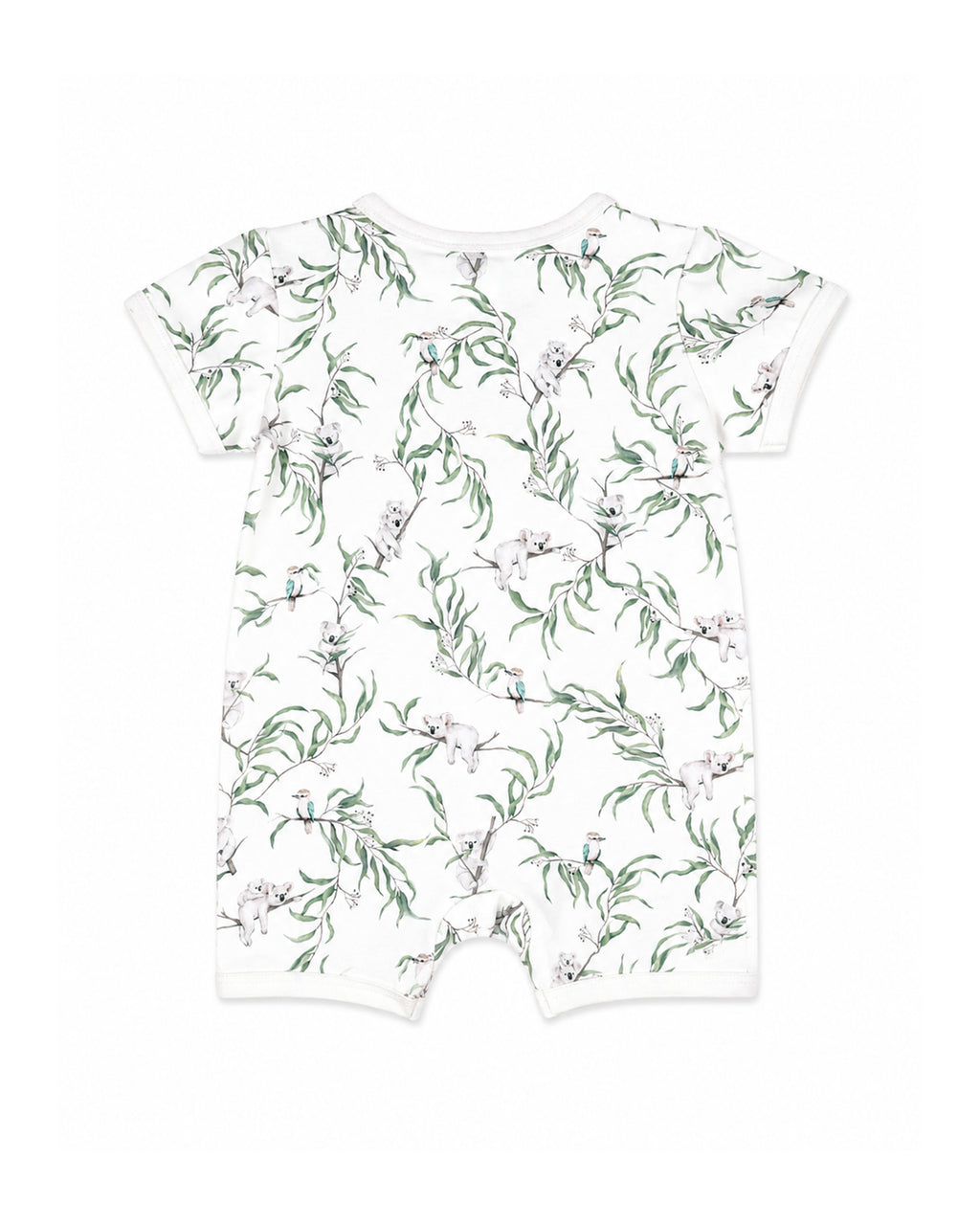 Bebe Taylor Organic Short Sleeve Zip Romper
